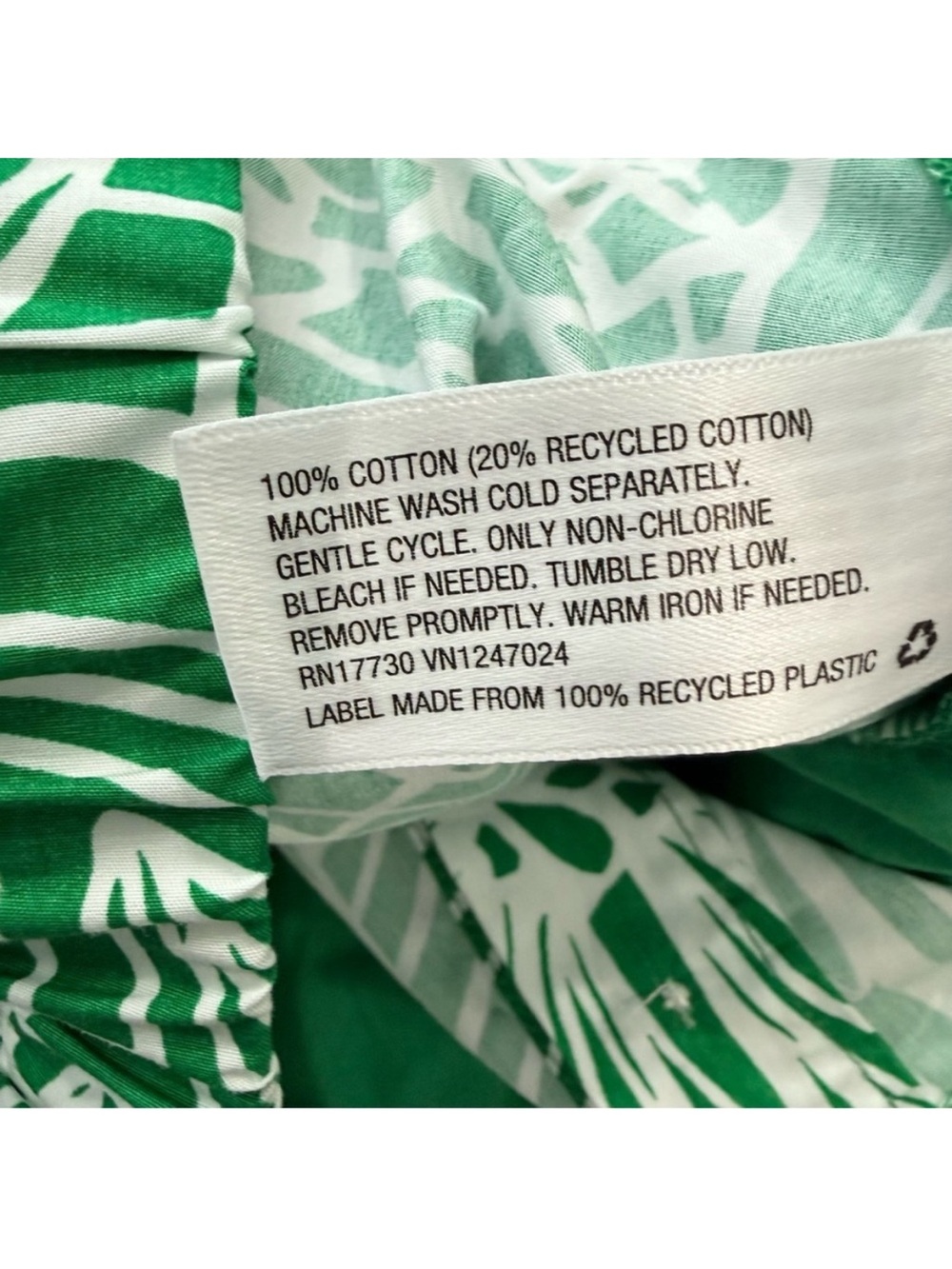 Tabitha Brown X Target Green & White Linear Floral Print Maxi Skirt Large NWT - Picture 9 of 10